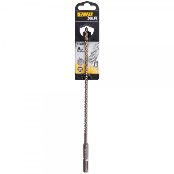 Бур SDS-Plus, XLR, 4 кромки, 6x260x200 мм DeWALT DT8915