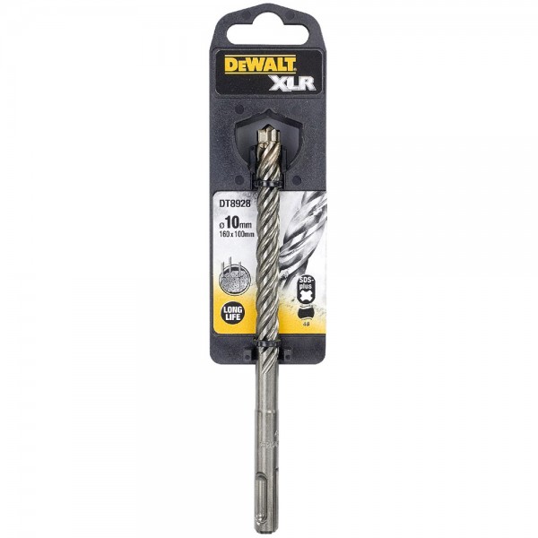 Бур SDS-Plus, XLR, 4 кромки, 10x160x100 мм DeWALT DT8928
