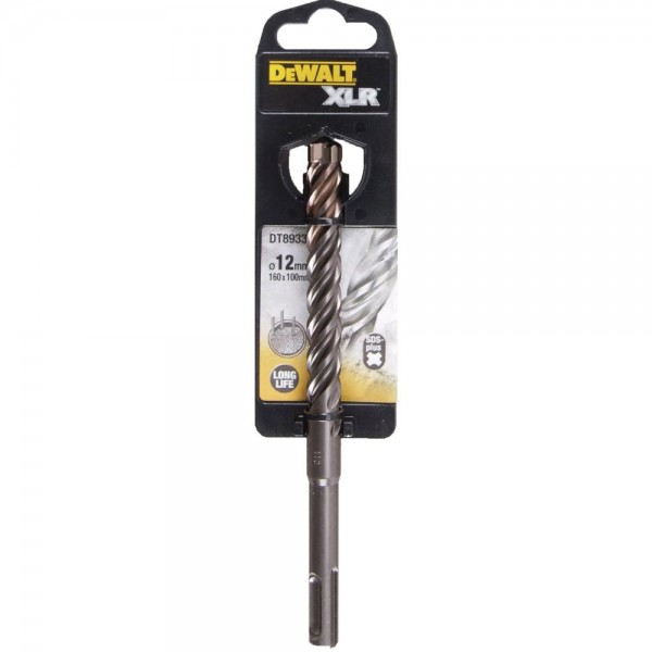 Бур SDS-Plus, XLR, 4 кромки, 12x100x160 мм DeWALT DT8933