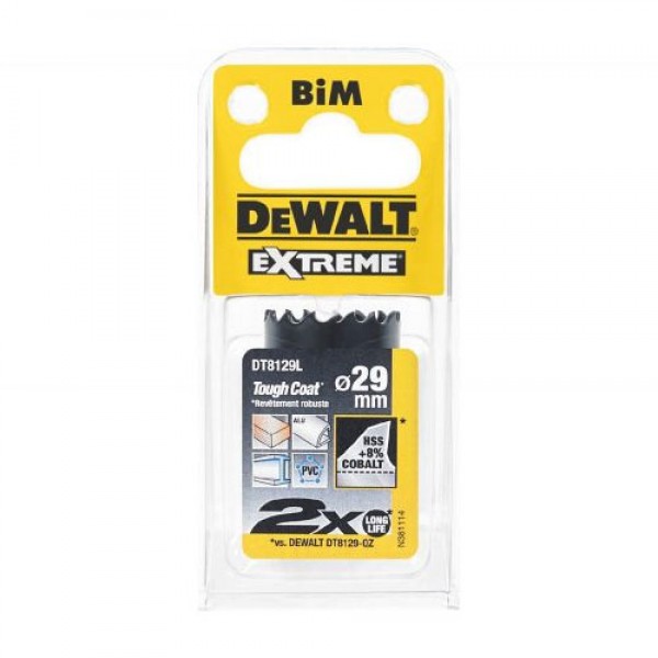 Цифенбор-коронка биметаллическая EXTREME LongLife DeWALT DT8129L