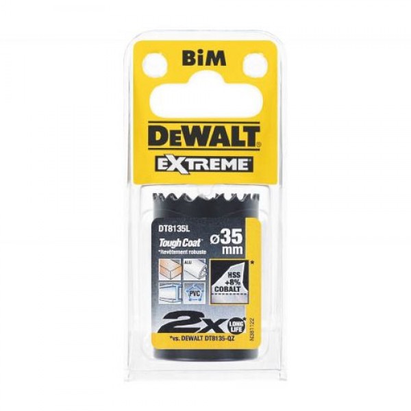 Ціфенбор-коронка биметаллическая EXTREME LongLife DeWALT DT8135L