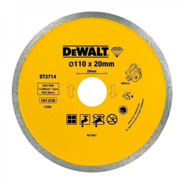 Диск алмазний DeWALT DT3714