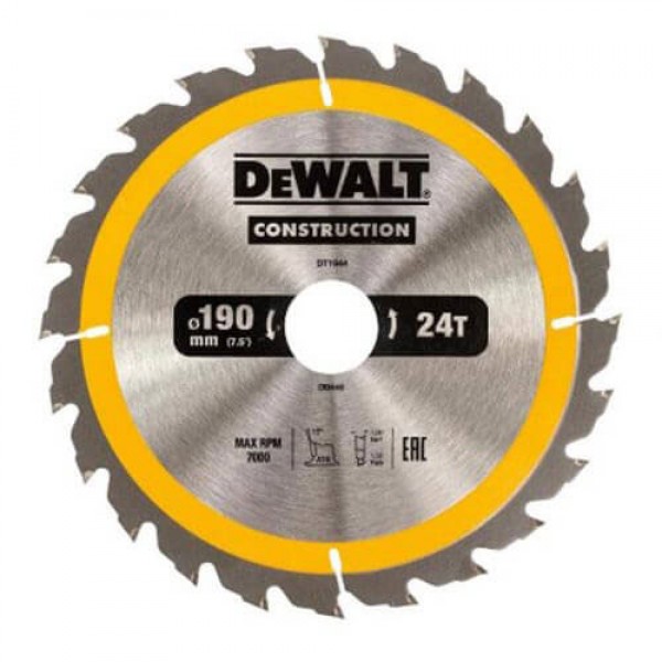 Диск пильний СONSTRUCTION DeWALT DT1945