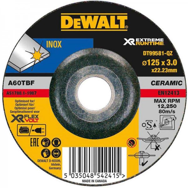 Коло шліфувальний DeWALT DT99581