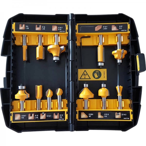 Набір фрез універсальний DeWALT DT90016