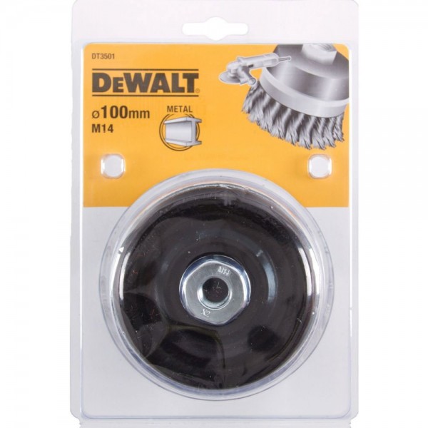 Щітка металева чашоподібна DeWALT DT3501