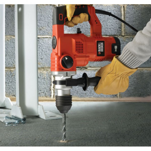 Перфоратор мережевий SDS-Plus BLACK + DECKER KD1250K