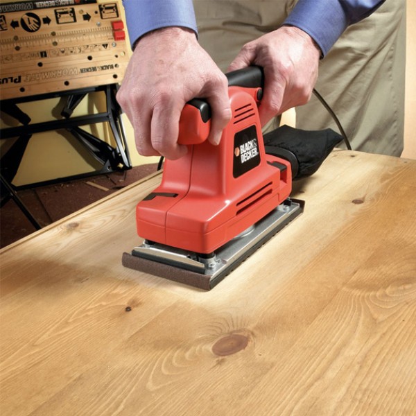 Шліфмашина вібраційна мережева BLACK + DECKER KA274EKA