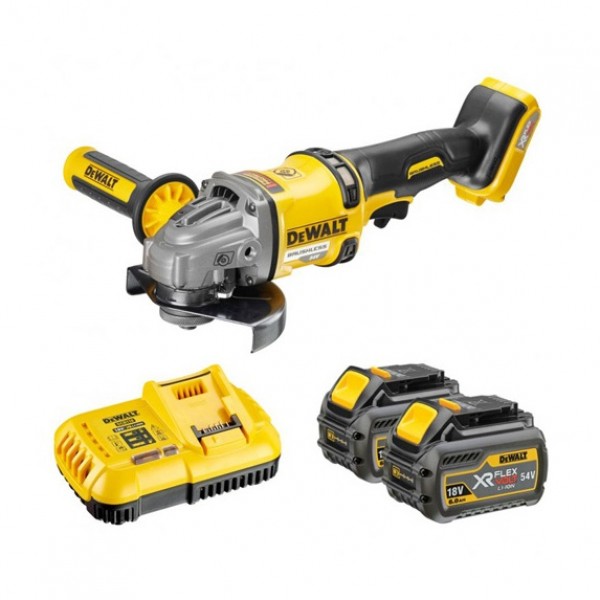 Шлифмашина угловая - болгарка аккумуляторная бесщёточная DeWALT DCG414T2