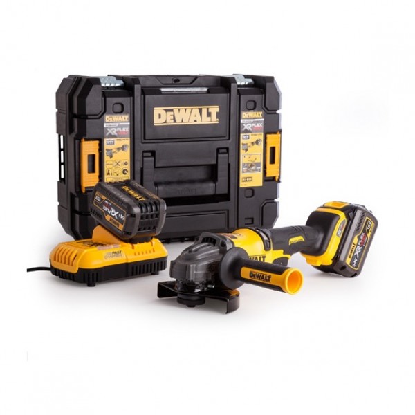 Шлифмашина угловая - болгарка аккумуляторная бесщёточная DeWALT DCG414T2