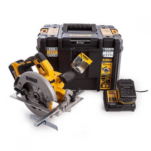 Пила дискова акумуляторна DeWALT DCS570P2