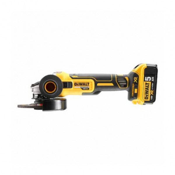 Шлифмашина угловая - болгарка аккумуляторная бесщёточная DeWALT DCG405P2