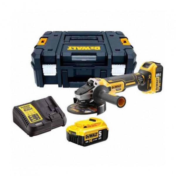 Шлифмашина угловая - болгарка аккумуляторная бесщёточная DeWALT DCG405P2