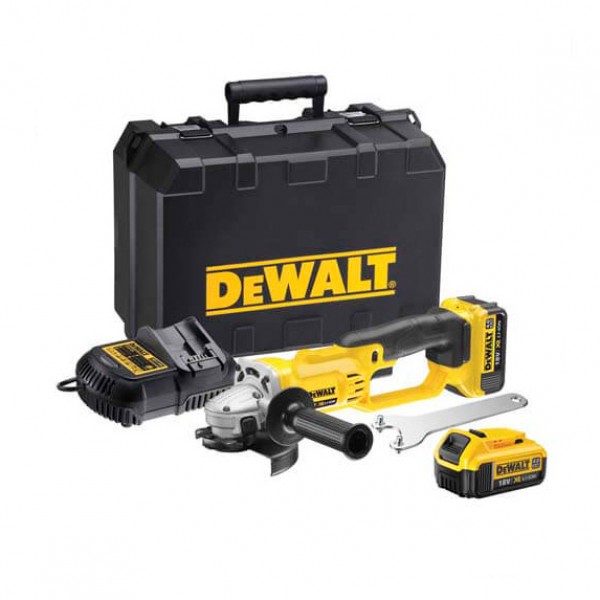 Шлифмашина угловая - болгарка аккумуляторная DeWALT DCG412M2