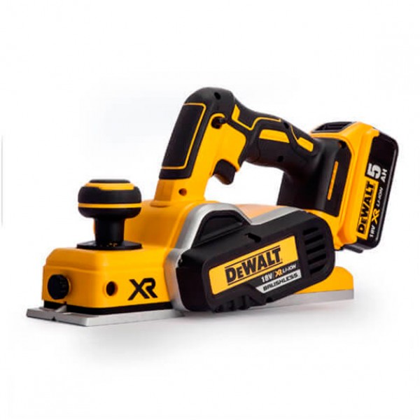 Рубанок акумуляторний бесщеточний DeWALT DCP580P2