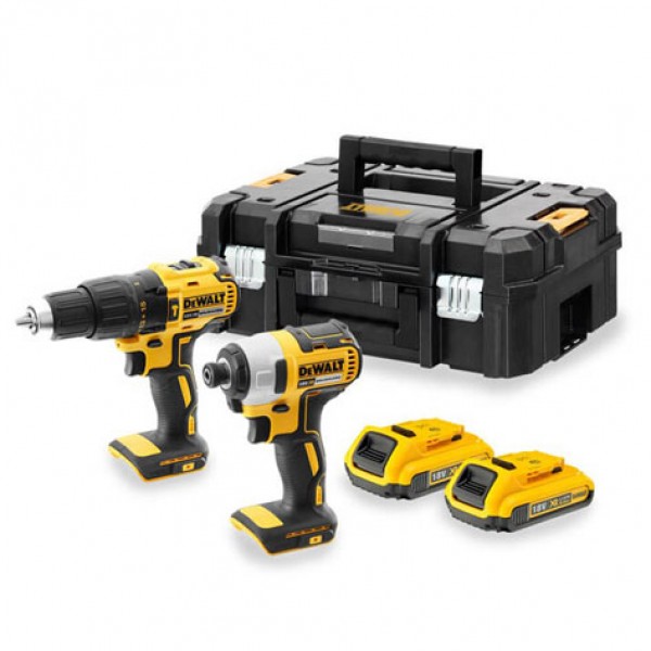 Набір з двох інструментів безщіткових DeWALT DCK2060D2T