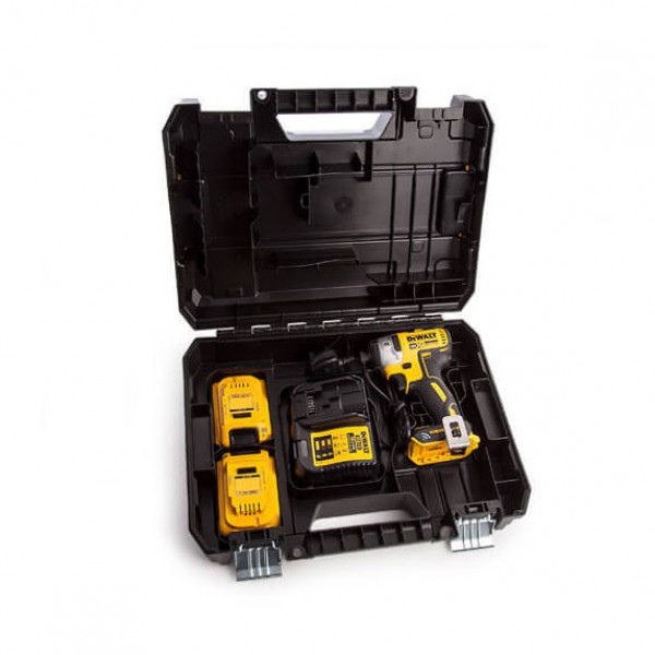 Шуруповерт аккумуляторный ударный бесщеточный DeWALT DCF888P2B