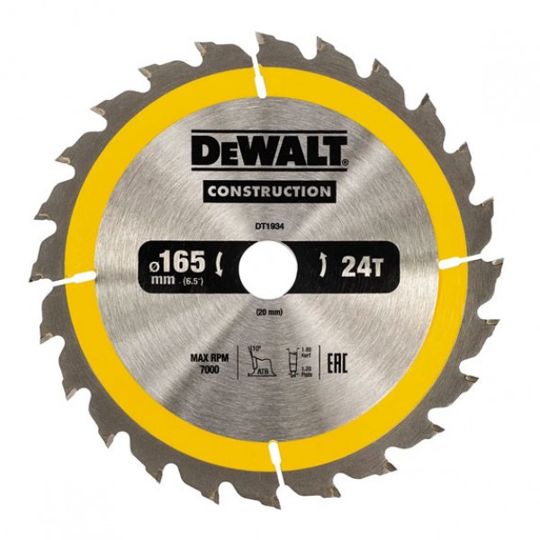Диск пильний DeWALT DT1934