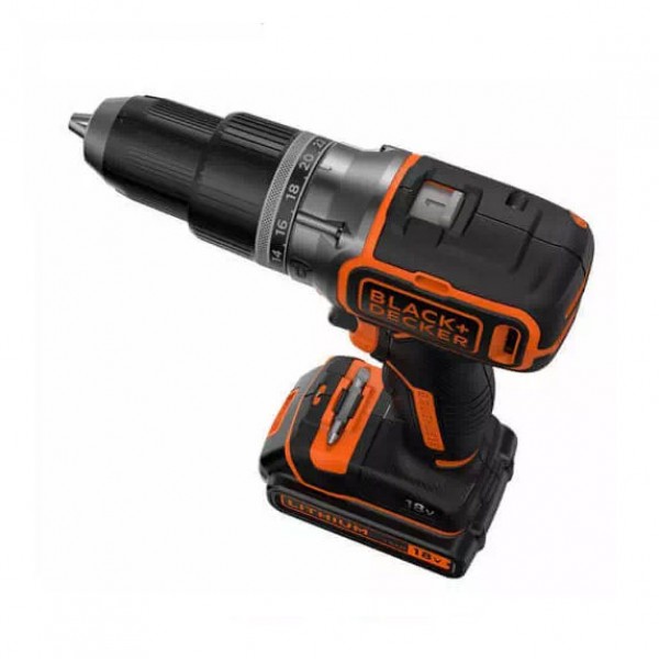 Дрель акумуляторна бесщеточний ударна BLACK + DECKER BL188KB