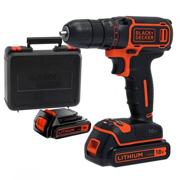 Дриль-шуруповерт акумуляторна BLACK + DECKER BDCDC18KB