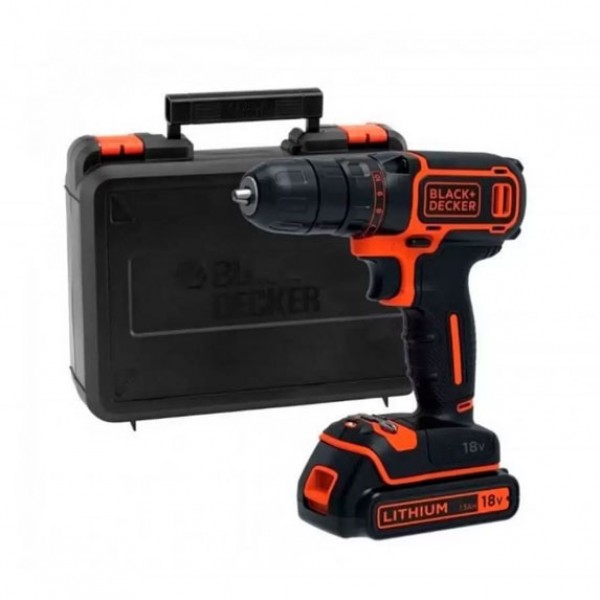Дриль-шуруповерт акумуляторна BLACK + DECKER BDCDC18KB