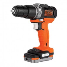 Дриль-шуруповерт акумуляторна бесщеточний ударна BLACK + DECKER BDCHD12S1