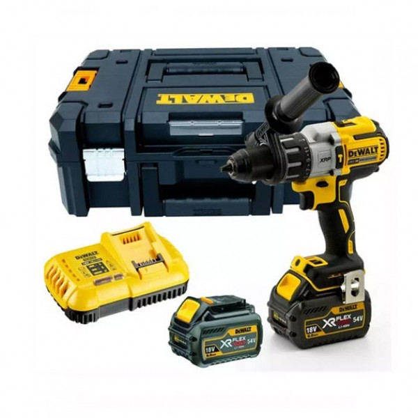 Дрель-шуруповерт аккумуляторная бесщеточная ударная DeWALT DCD996T2