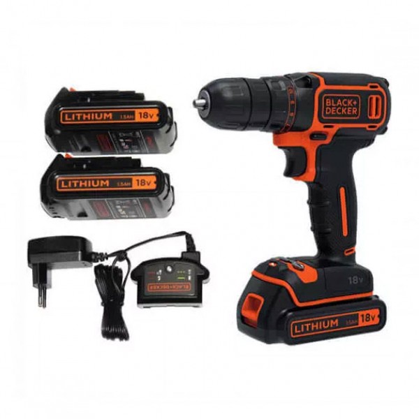 Дриль-шуруповерт акумуляторна BLACK + DECKER BDCDC18B
