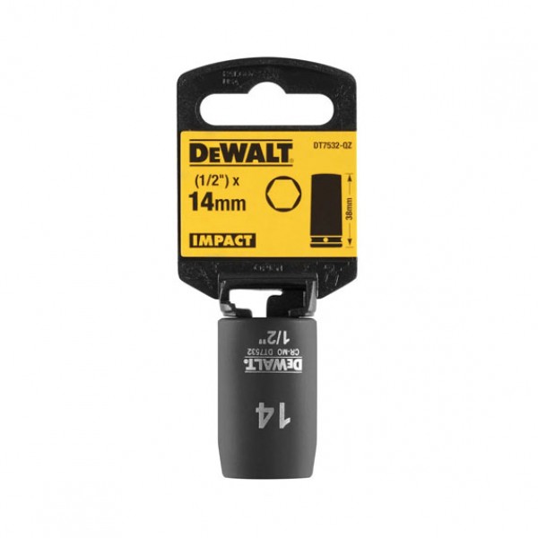 Головка торцева ударна коротка IMPACT DeWALT DT7532