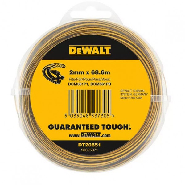 Косильная леска DeWALT DT20651