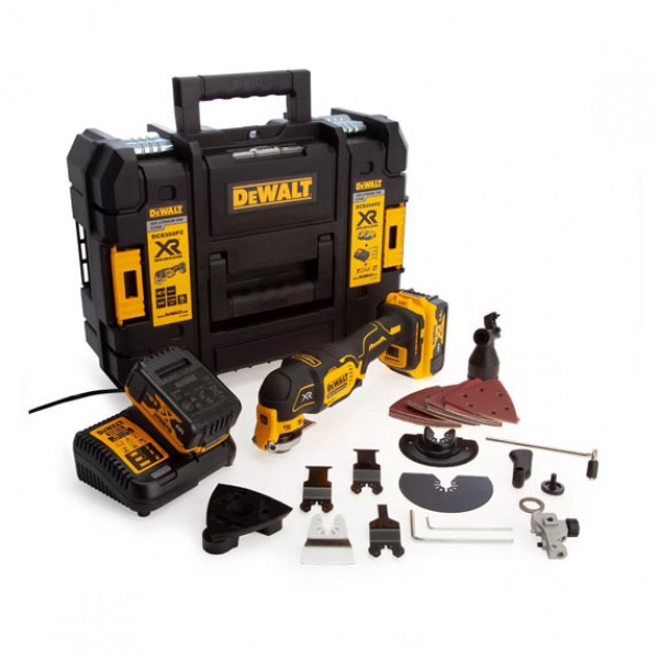 Многофункциональный инструмент аккумуляторный бесщёточный DeWALT DCS356P2