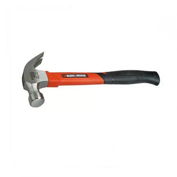 Молоток с гвоздодером 450 г BLACK+DECKER BDHT1-51242