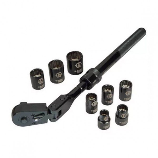 Набір головок торцевих 3/8 BLACK + DECKER BDHT0-71619