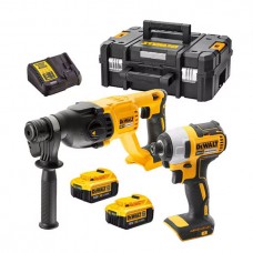 Набір з двох інструментів безщіткових DeWALT DCK2023M2T