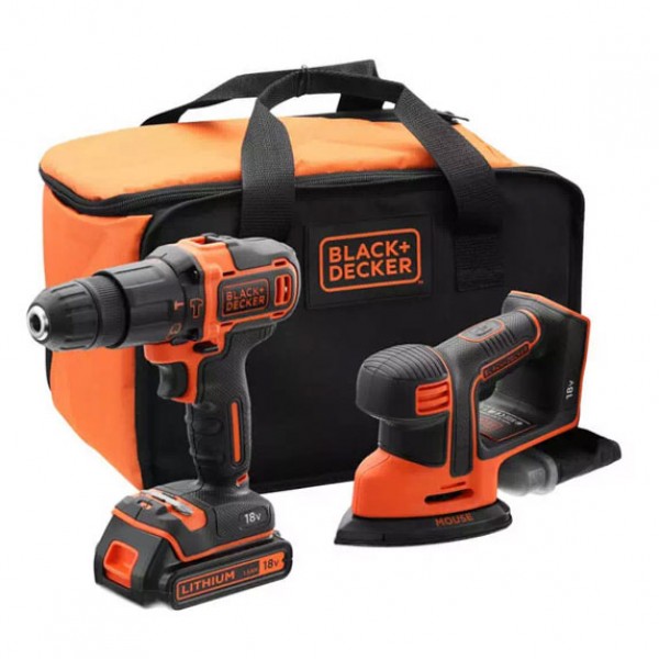 Набір з двох інструментів BLACK + DECKER BCK23S1S