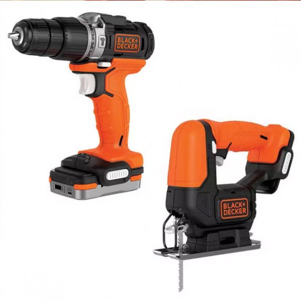 Набір з двох інструментів BLACK + DECKER BDCK122S1S