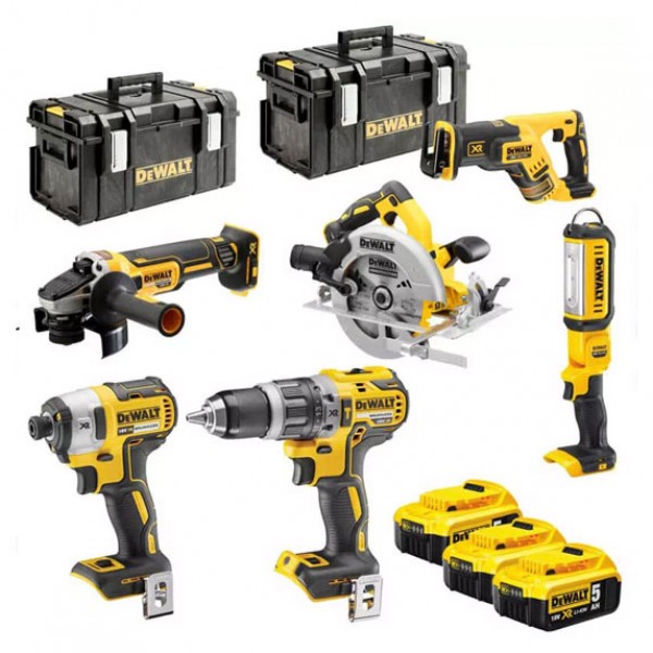 Набір з шести інструментів безщіткових DeWALT DCK623P3