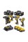 Набір з трьох інструментів безщіткових DeWALT DCK368P3T