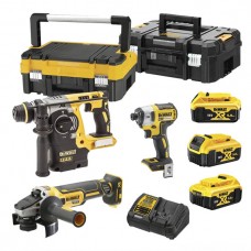 Набір з трьох інструментів бесщеточний DeWALT DCK305P3T