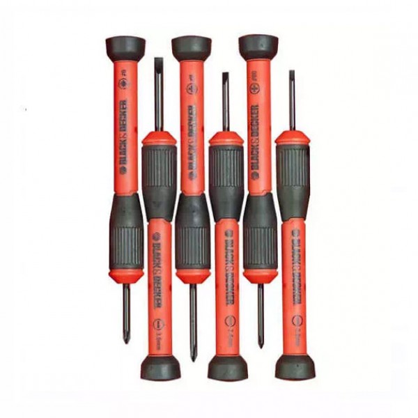 Набір викруток для точної механіки 6 шт BLACK + DECKER BDHT0-66428