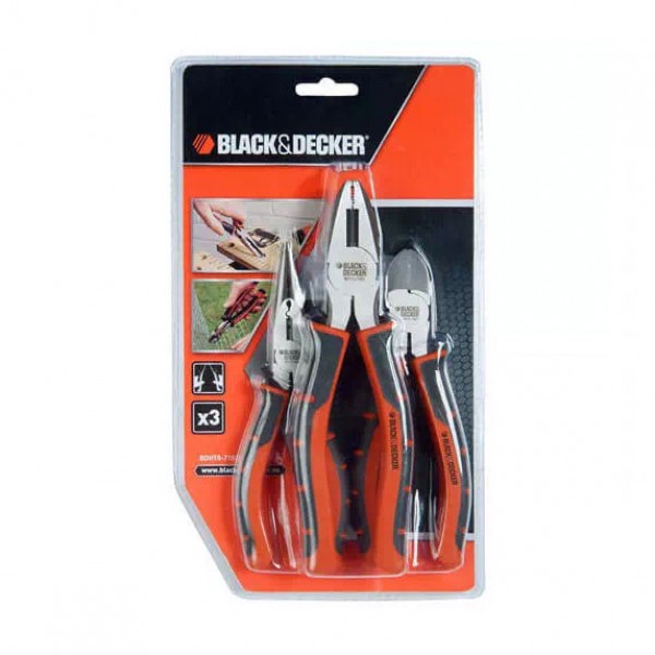 Набір шарнірно-губцевий інструмент BLACK + DECKER BDHT0-71624