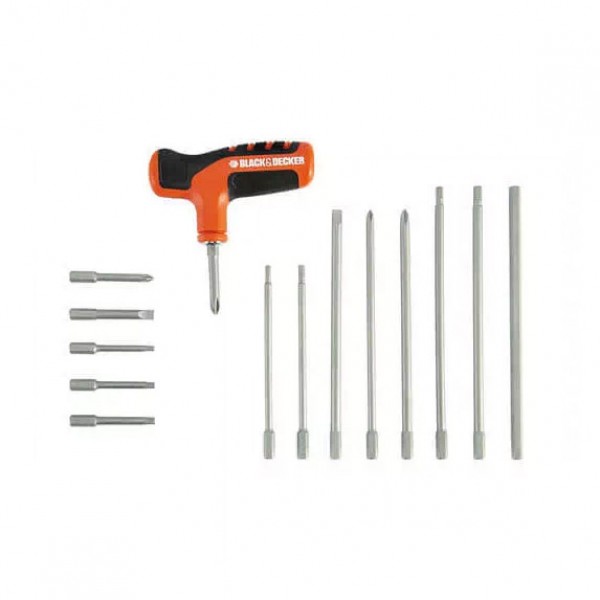 Набір вставок з 20-ти предметів BLACK + DECKER BDHT0-71627