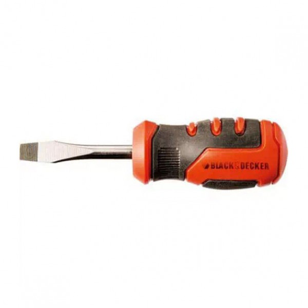 Отвертка под прямой шлиц SL6.5 мм укороченная длиной 45 мм BLACK+DECKER BDHT0-66487