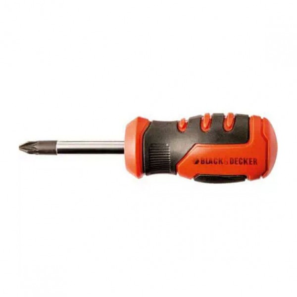 Отвертка под шлиц Pz2 х 45 мм укороченная BLACK+DECKER BDHT0-66494