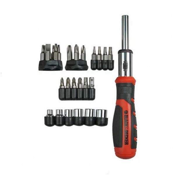 Отвертка с набором бит 29 штук BLACK+DECKER BDHT0-62130