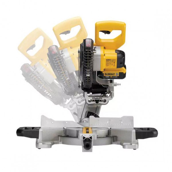 Пила торцювальна акумуляторна DeWALT DCS365M2