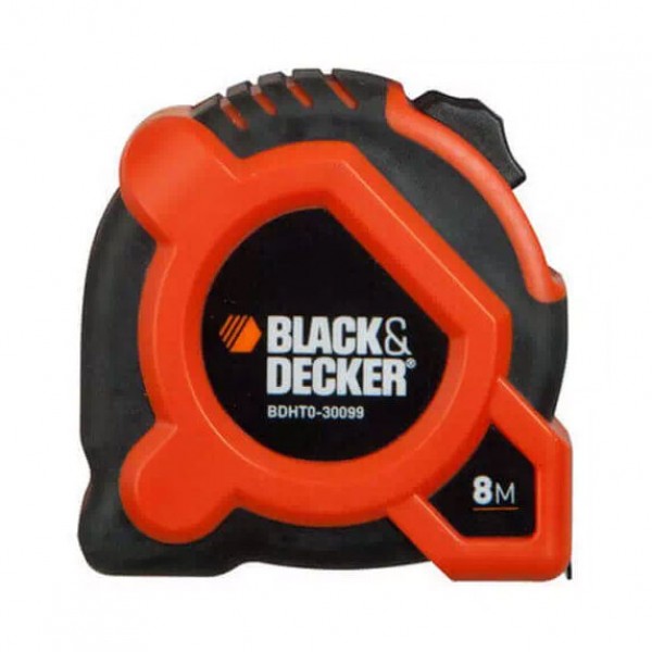 Рулетка измерительная GRIP TAPE 8 метров BLACK+DECKER BDHT0-30099
