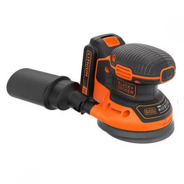 Шліфмашина ексцентрикова акумуляторна BLACK + DECKER BDCROS18