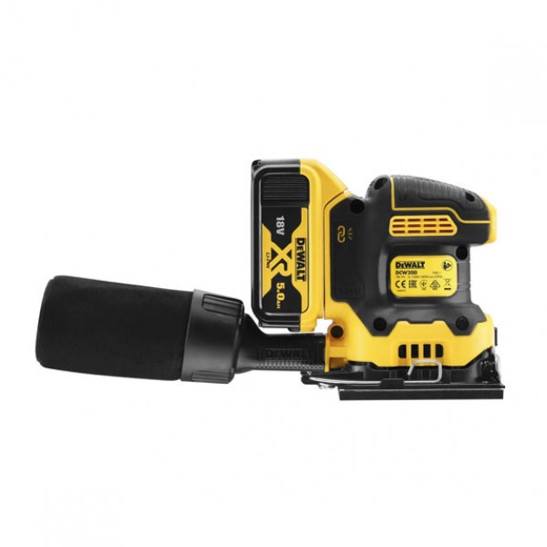 Шліфмашина вібраційна акумуляторна DeWALT DCW200P2