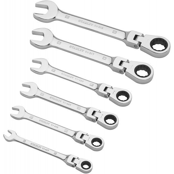 Набір ключів ріжкових комбінованих Stanley MaxiDrive Plus (4-91-444)